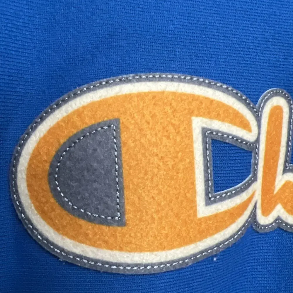 Vintage Champion Reverse Weave Crewneck Sweatshirt Blue Pullover X-Small - Picture 4 of 12